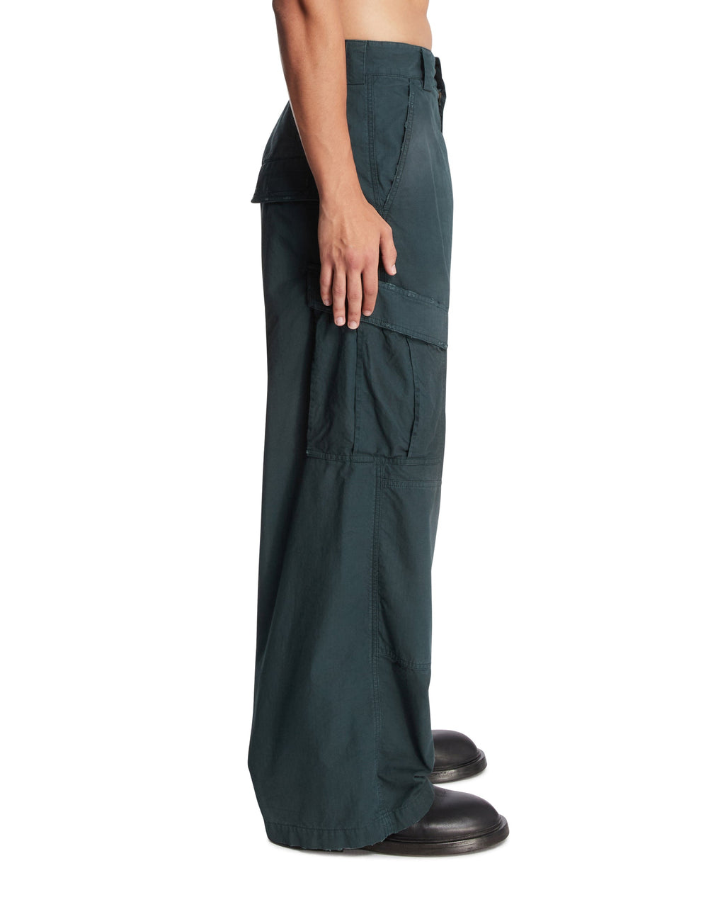 Оригінальна Green Wide Cargo Pants Balenciaga – збільшений вид