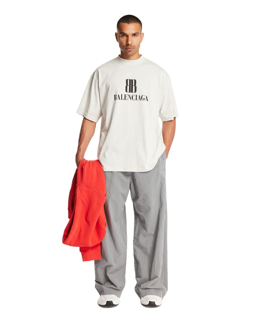 Blue Checkered Tracksuit Trousers Balenciaga оригінал – Купити в Україні – детальний вид