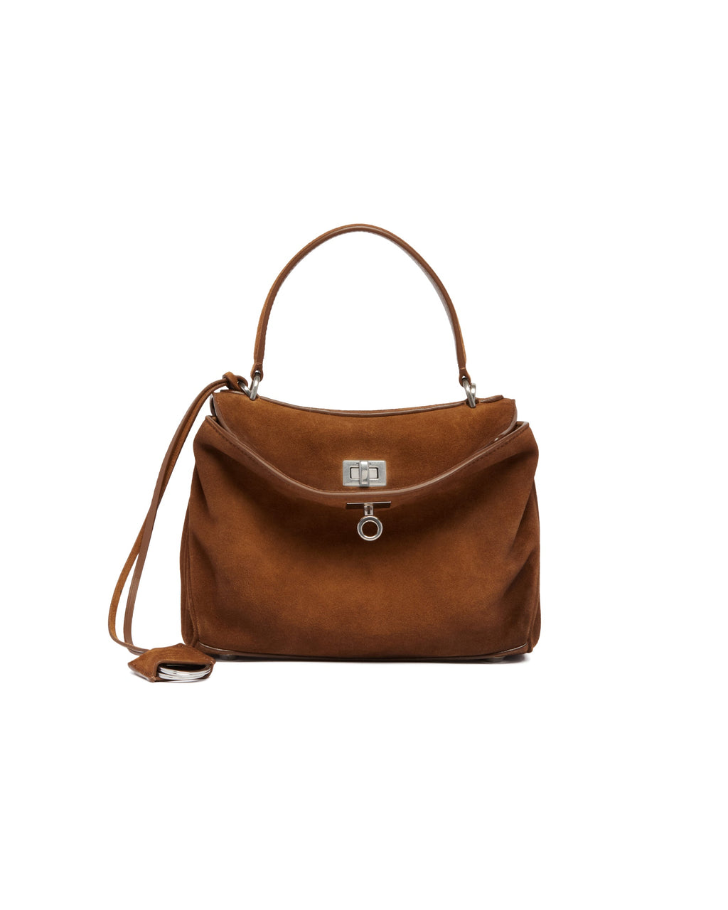 Оригінальна Brown Mini Rodeo Bag Balenciaga – вид ззаду