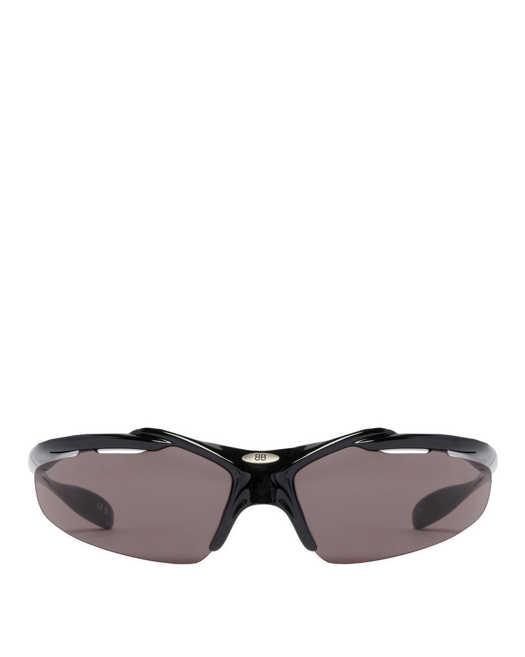 Black Turbo D-Frame Sunglasses Balenciaga – Гарантія оригінальності – боковий вид