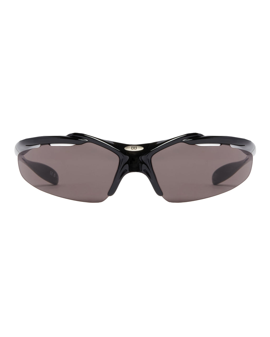 Black Turbo D-Frame Sunglasses Balenciaga – Гарантія оригінальності – вид ззаду