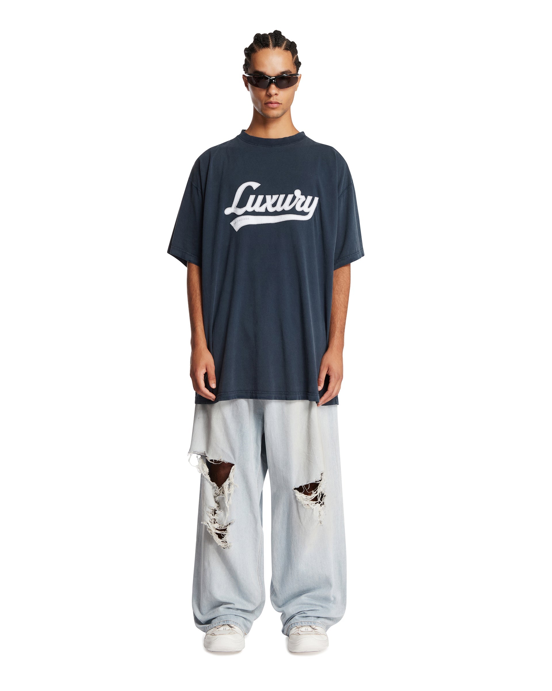 Оригінальна Blue Baggy Denim Jeans Balenciaga – детальний вид