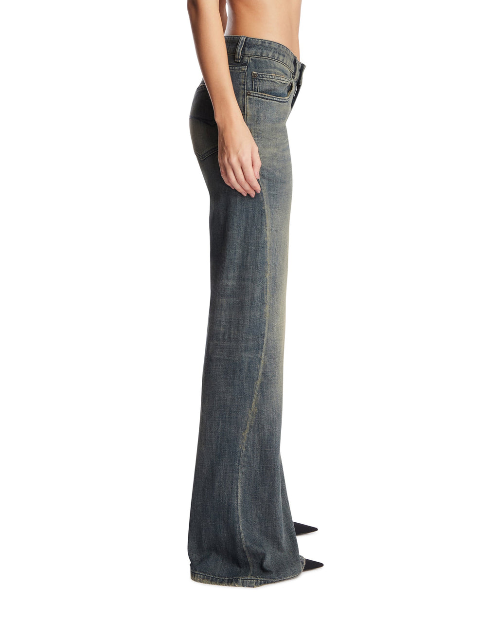 Blue Wide-Leg Pants Balenciaga оригінал – Купити в Україні – збільшений вид