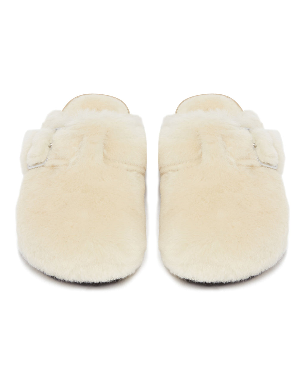 White 1774 Boston Shearling Slippers Birkenstock оригінал – Купити в Україні – збільшений вид