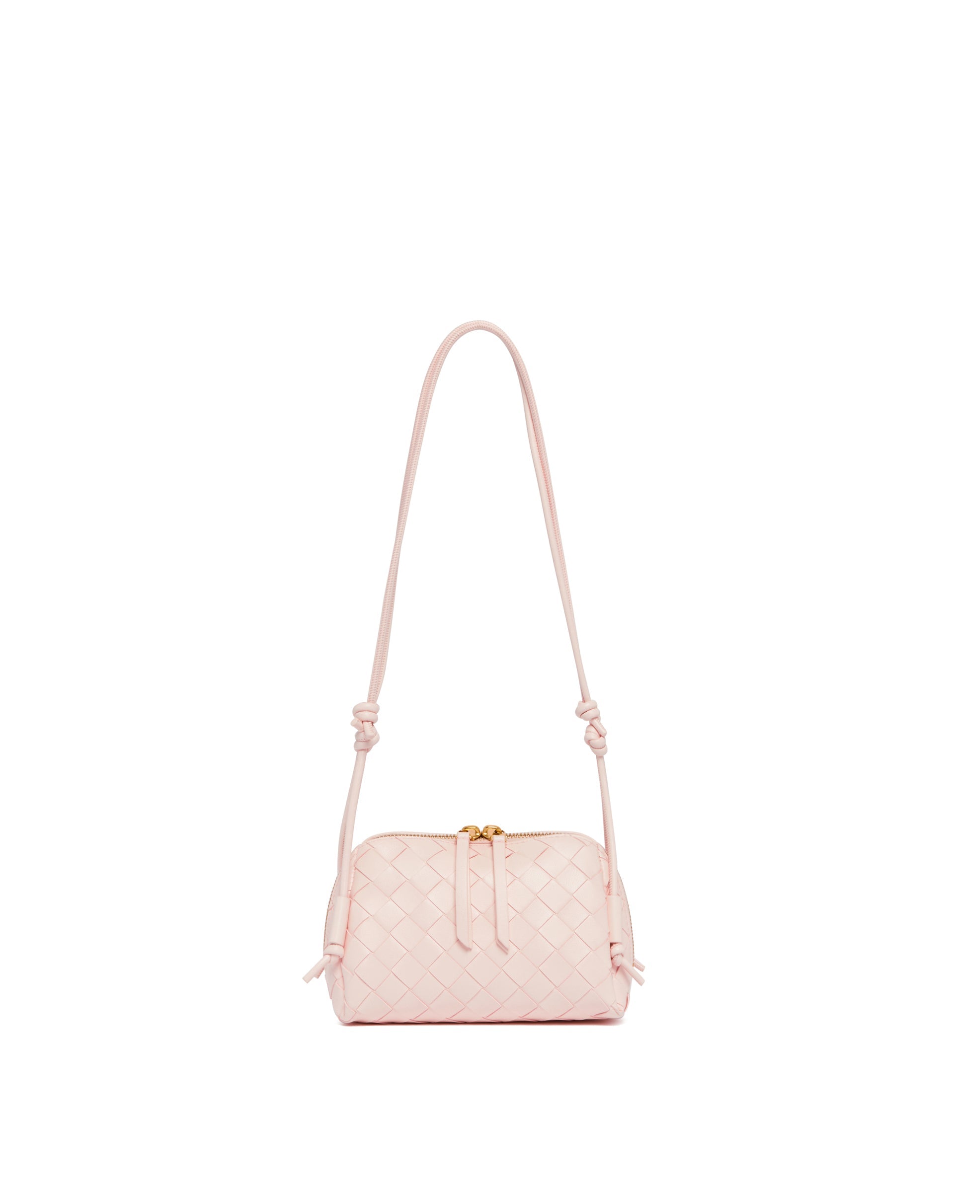 Pink Concert Clutch Bottega veneta – Гарантія оригінальності – боковий вид