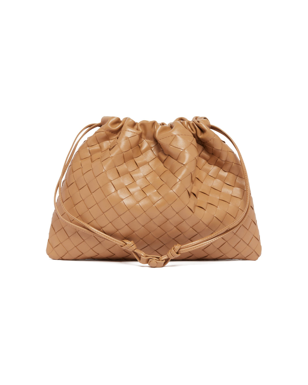 Beige Leather Dustbag Bottega veneta – Гарантія оригінальності – вид ззаду