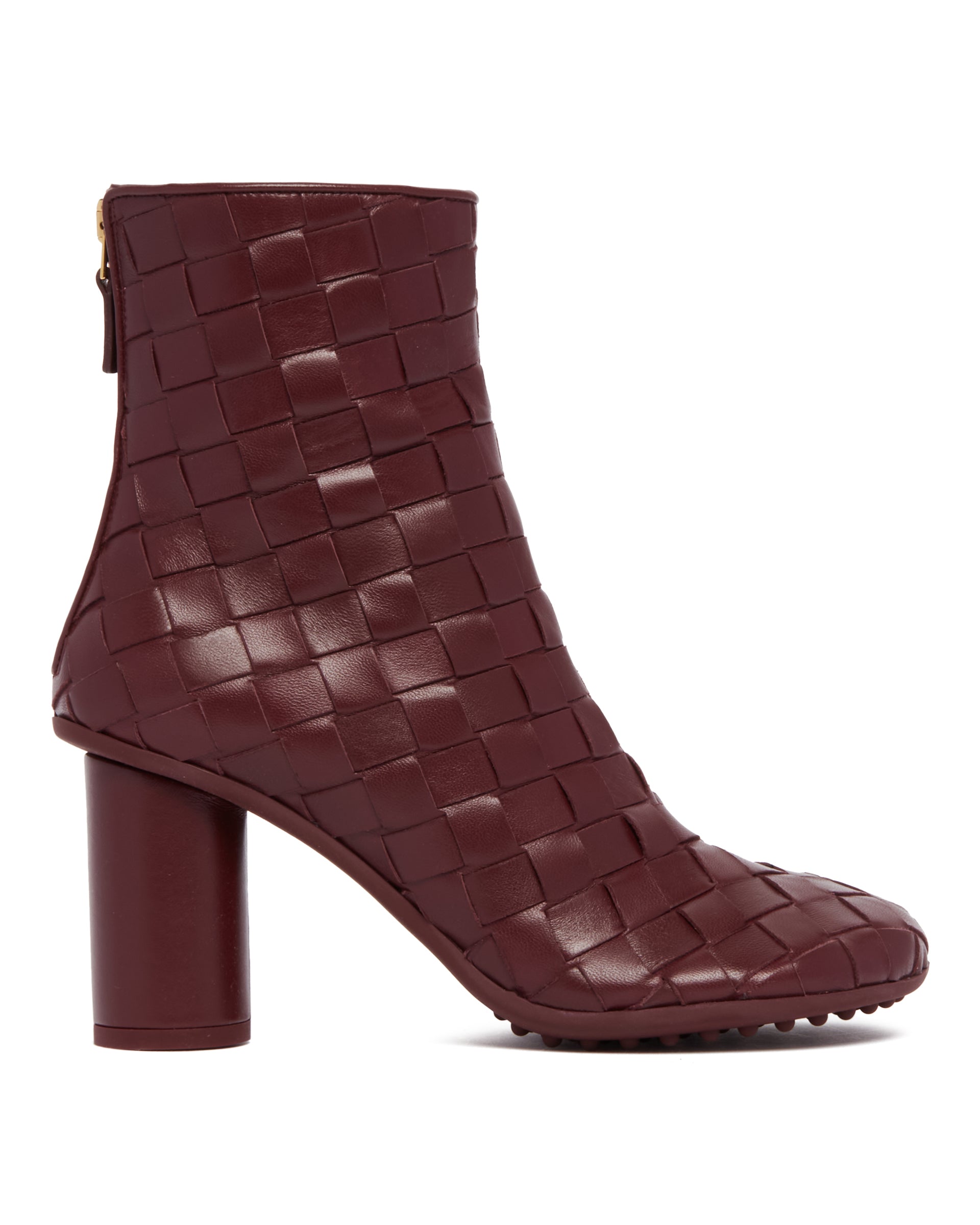 Red Atomic Boots Bottega veneta – Гарантія оригінальності – боковий вид