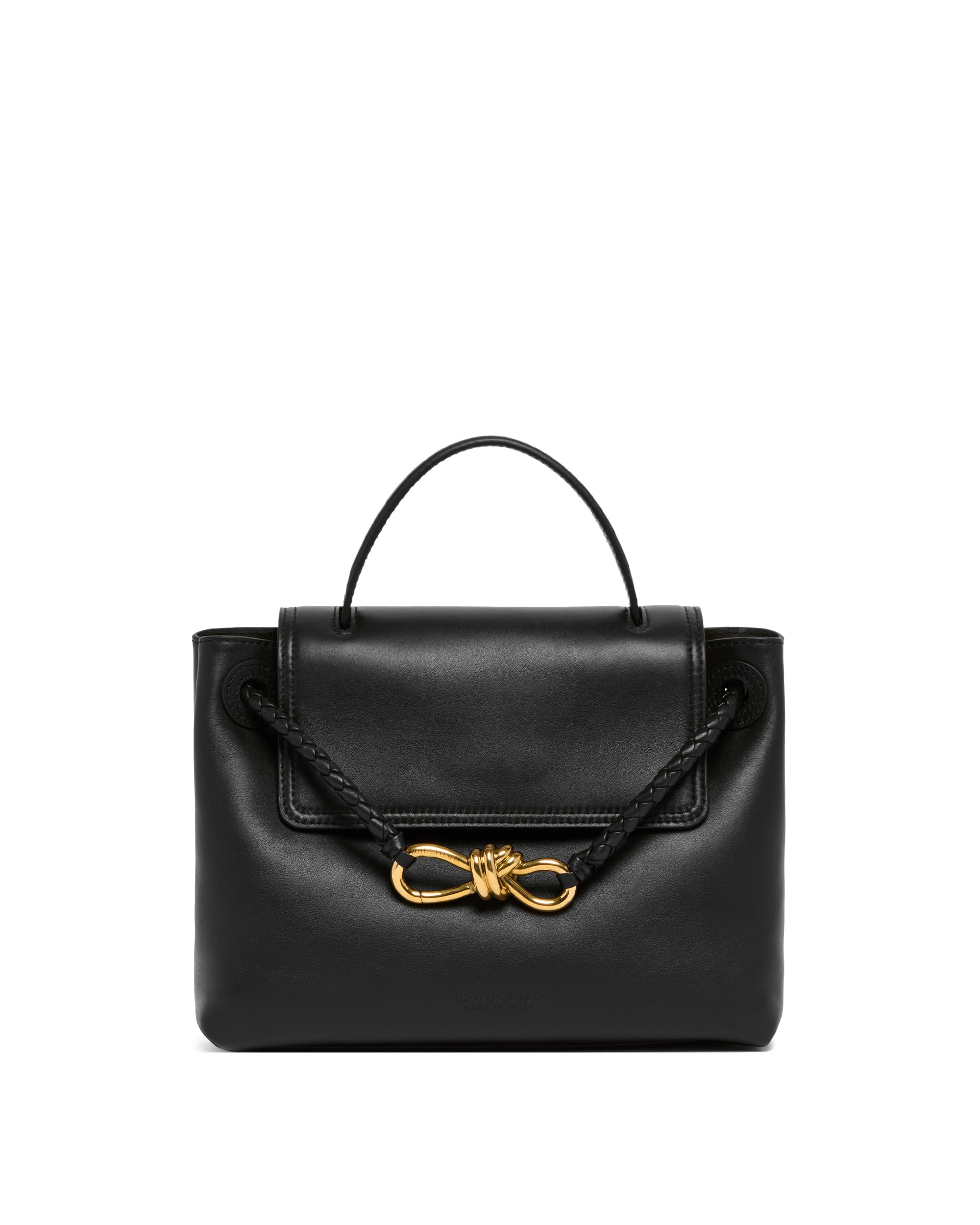 Black Small Ciao Ciao Bag Bottega veneta оригінал – Купити в Україні – боковий вид