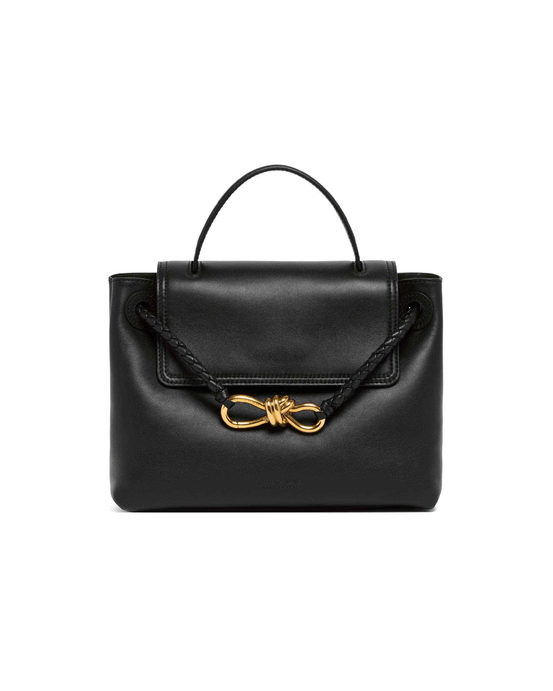 Black Small Ciao Ciao Bag Bottega veneta оригінал – Купити в Україні – вид ззаду