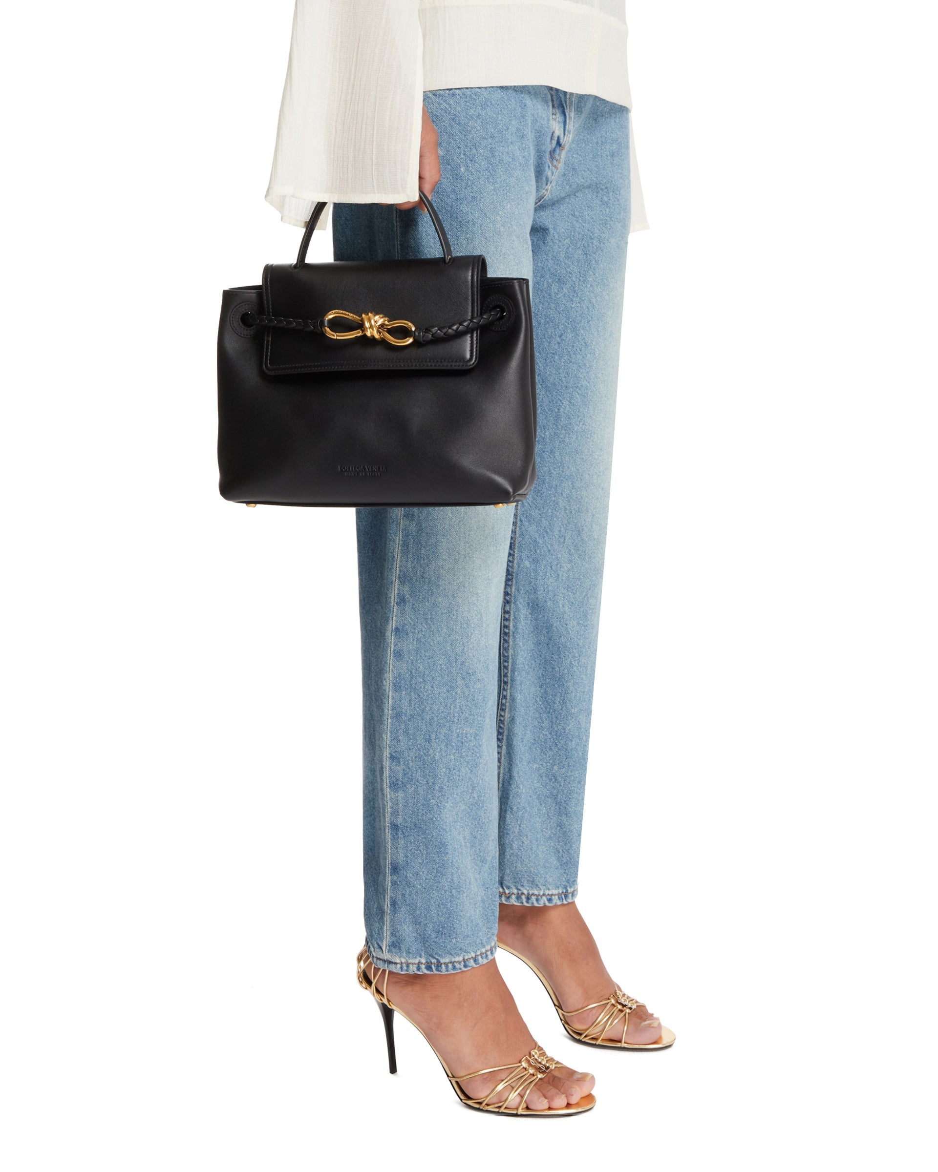 Black Small Ciao Ciao Bag Bottega veneta оригінал – Купити в Україні – детальний вид