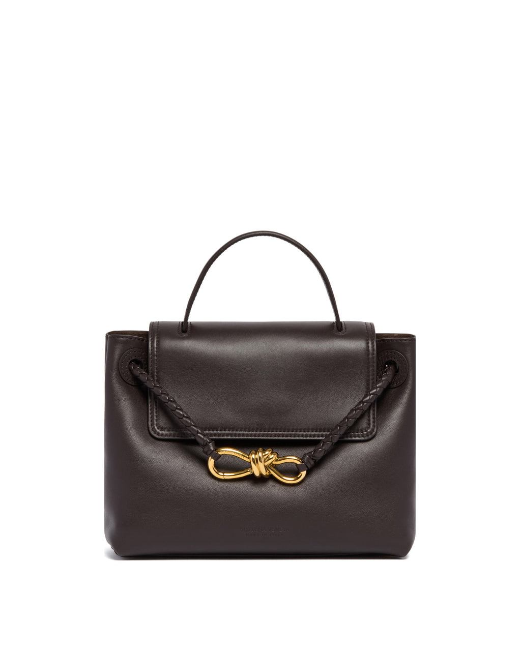 Brown Small Ciao Ciao Bag Bottega veneta – Гарантія оригінальності – боковий вид
