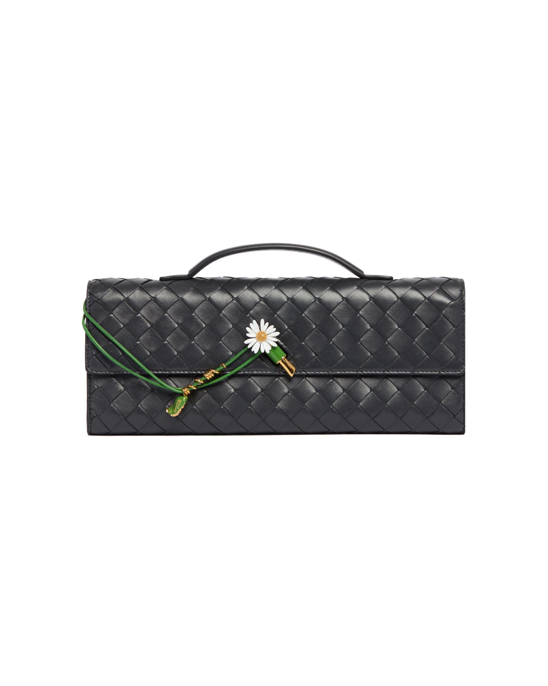 Оригінальна Gray Andiamo Clutch Bottega veneta – вид ззаду