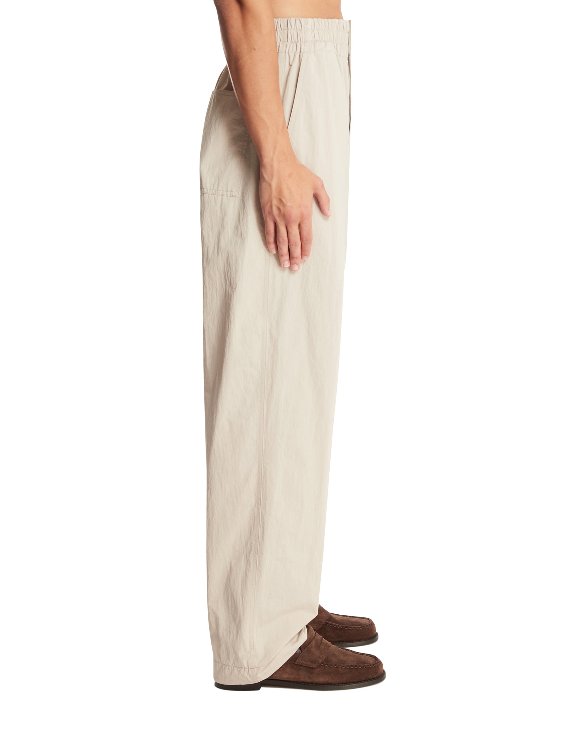 Оригінальна Beige Technical Nylon Pants Bottega veneta – збільшений вид