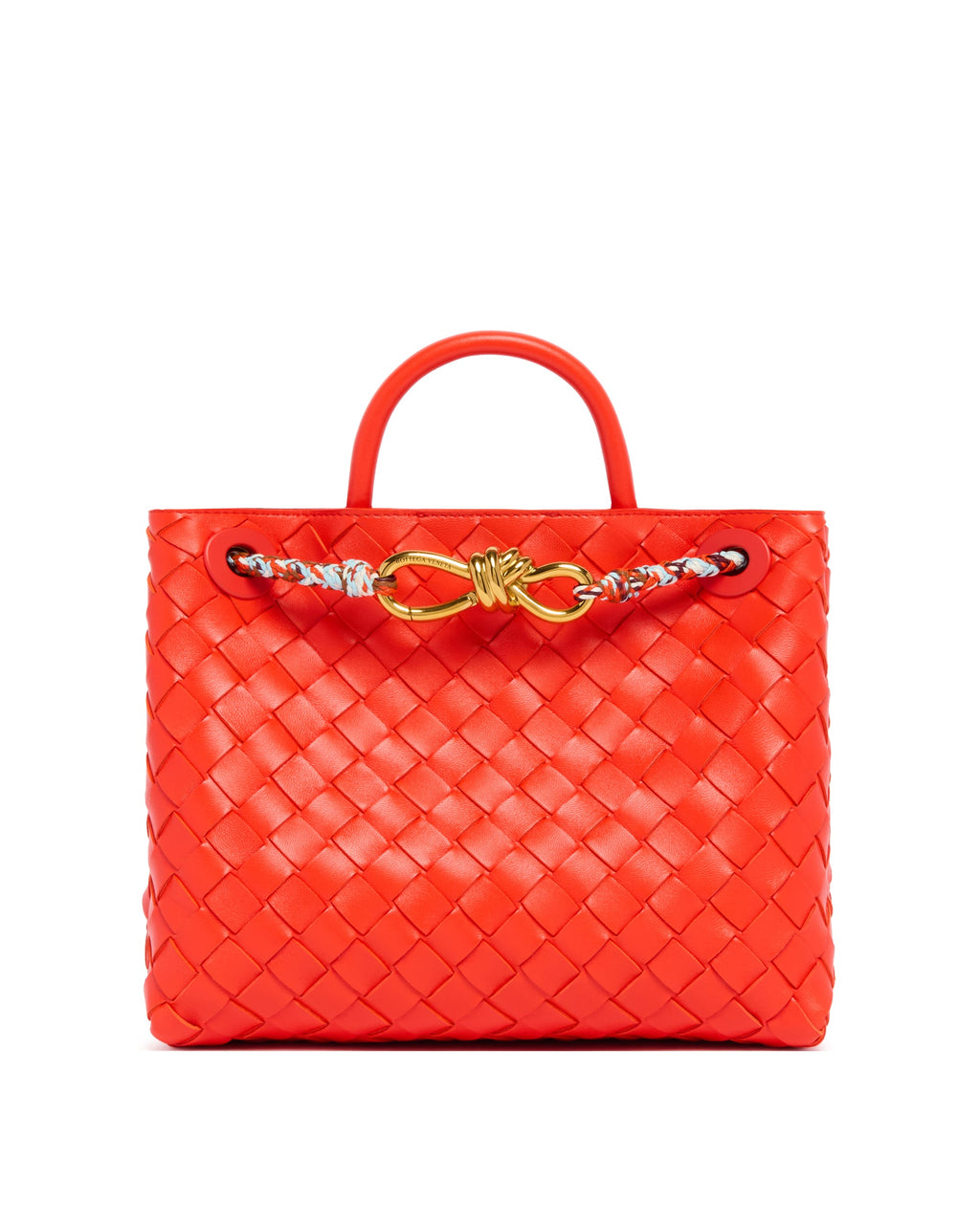 Orange Small Andiamo Bag Bottega veneta оригінал – Купити в Україні – боковий вид