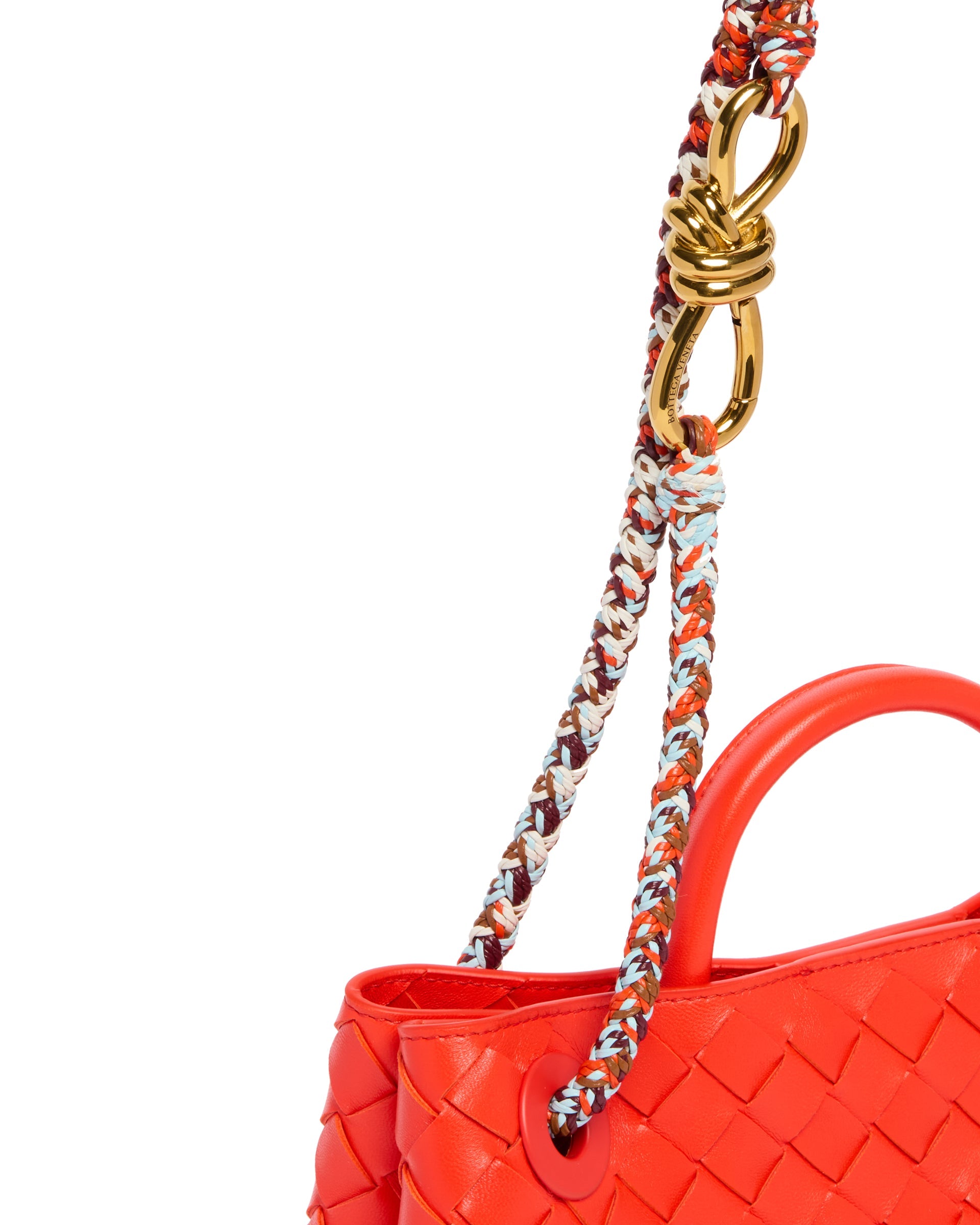 Orange Small Andiamo Bag Bottega veneta оригінал – Купити в Україні – збільшений вид