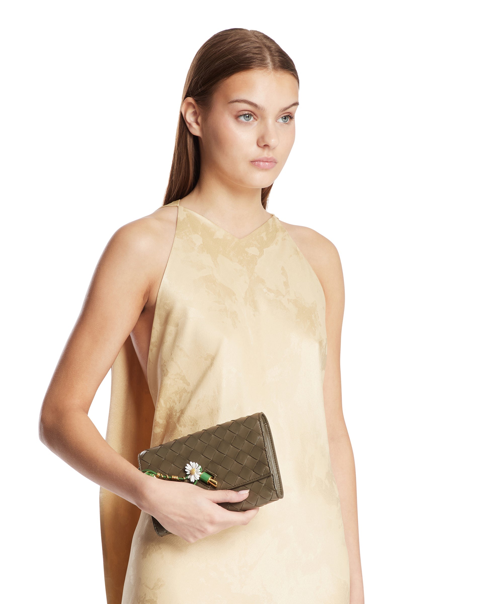 Оригінальна Green Andiamo Daisy Clutch Bottega veneta – детальний вид