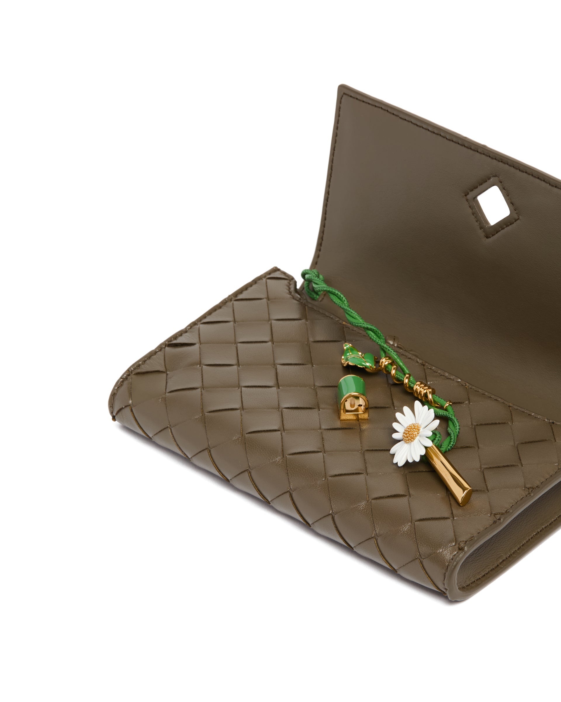 Оригінальна Green Andiamo Daisy Clutch Bottega veneta – збільшений вид