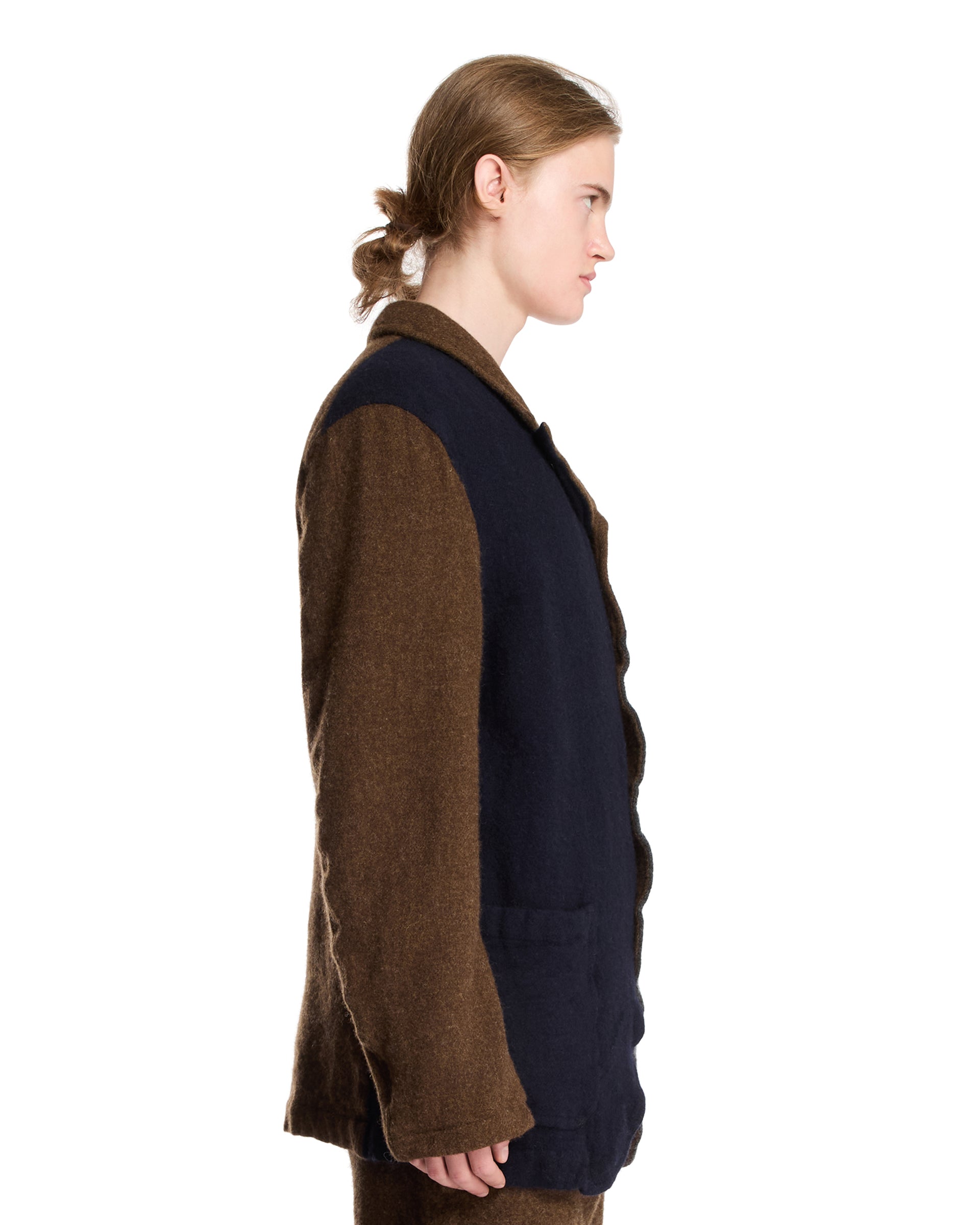 Brown Wool Cardigan Comme des garcons – Гарантія оригінальності – збільшений вид