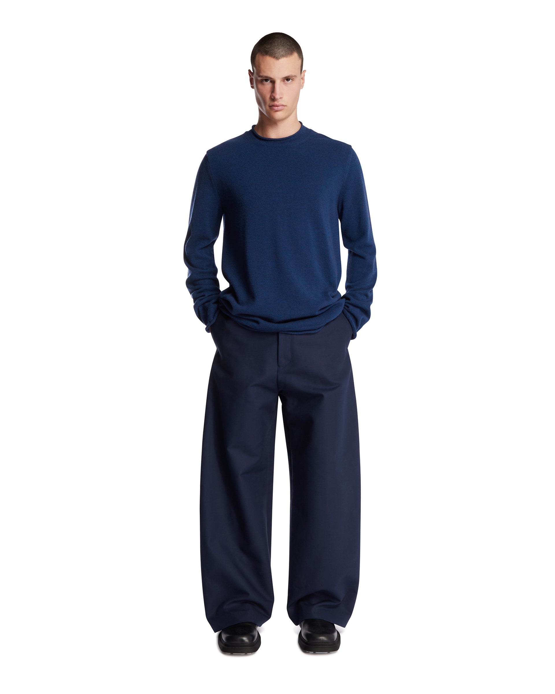 Blue Wool Sweater Comme des garcons – Гарантія оригінальності – детальний вид