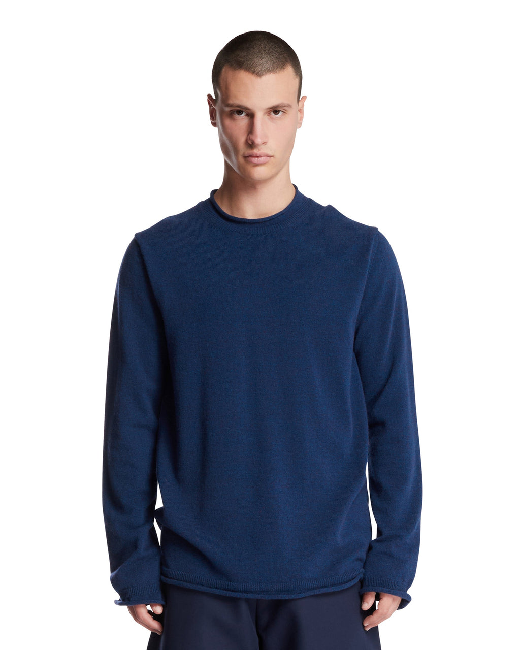 Blue Wool Sweater Comme des garcons – Гарантія оригінальності – боковий вид