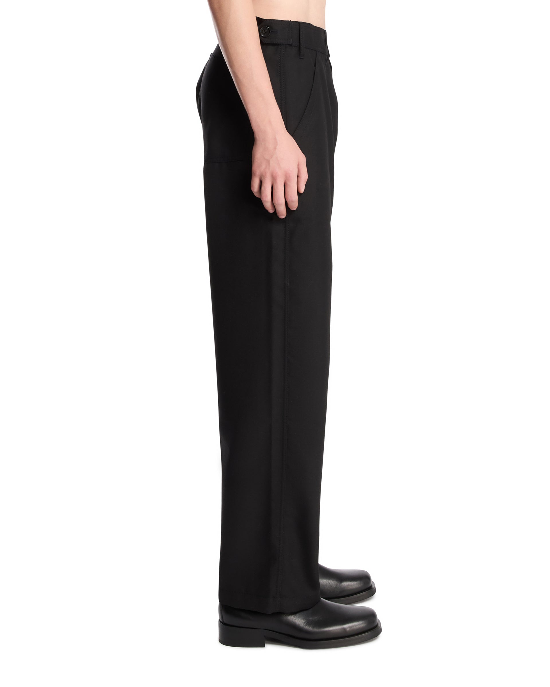 Black Wool Trousers Comme des garcons – Гарантія оригінальності – збільшений вид