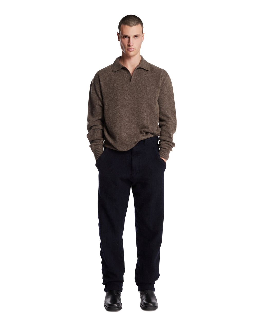 Оригінальна Blue Wool Trousers Comme des garcons – детальний вид