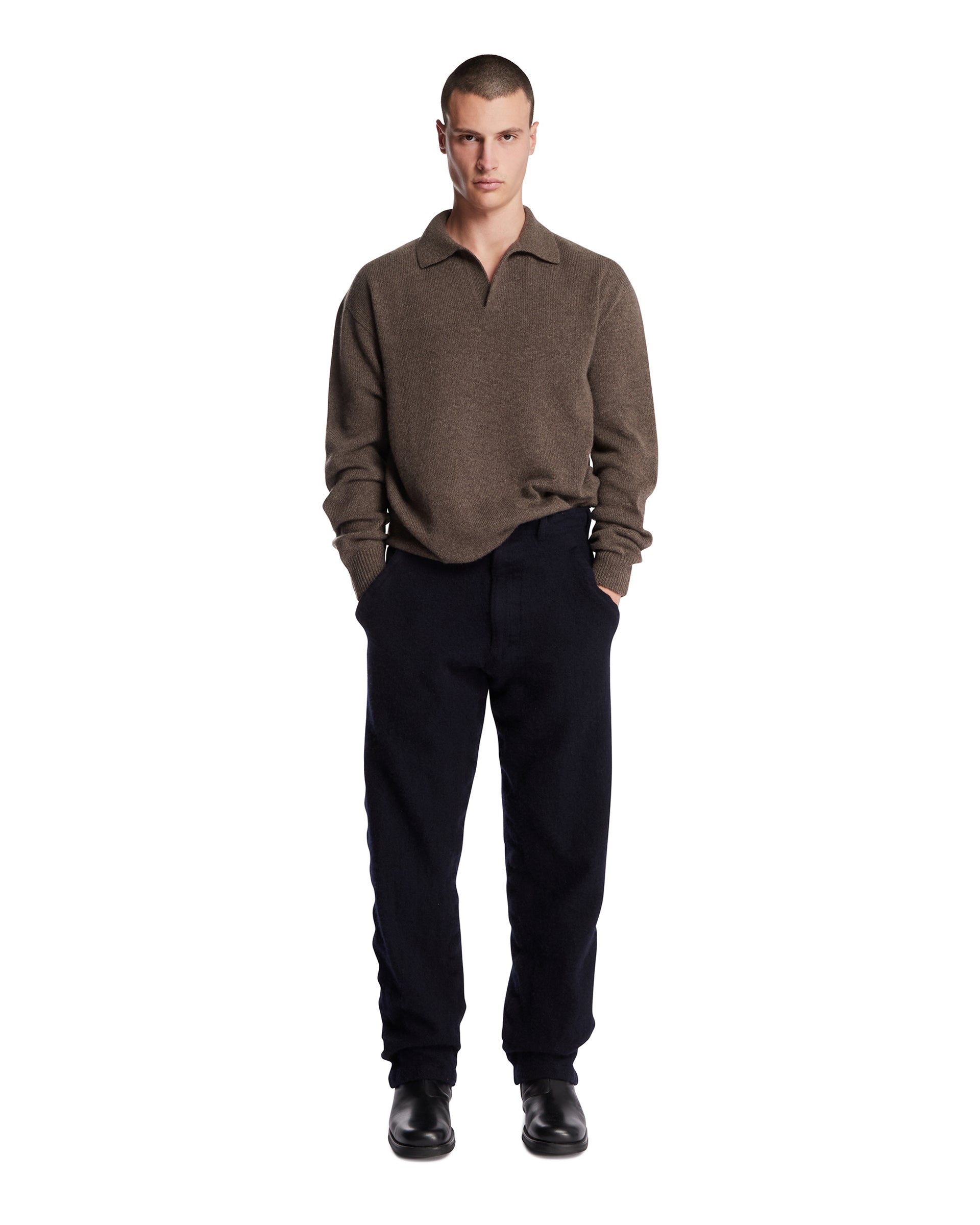 Оригінальна Blue Wool Trousers Comme des garcons – детальний вид
