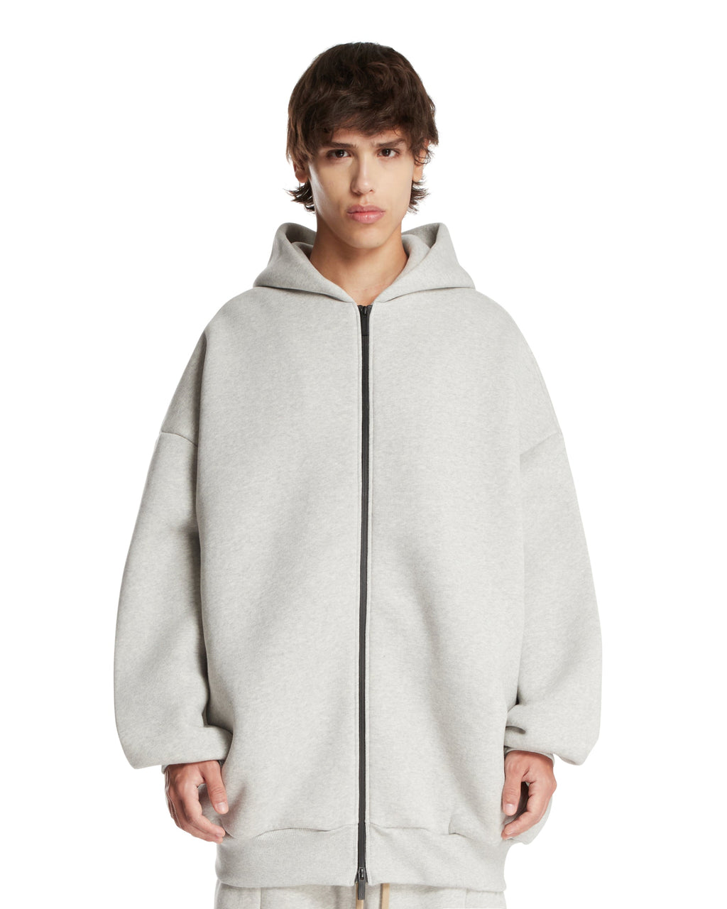 Оригінальна Gray Full Zip Sweatshirt Fear of god – боковий вид