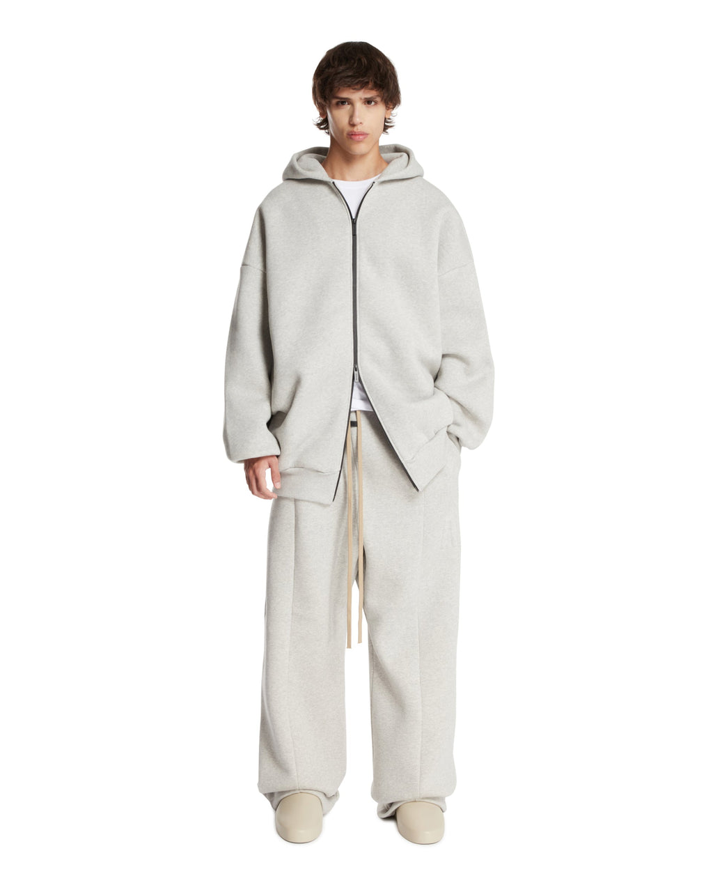 Оригінальна Gray Full Zip Sweatshirt Fear of god – детальний вид