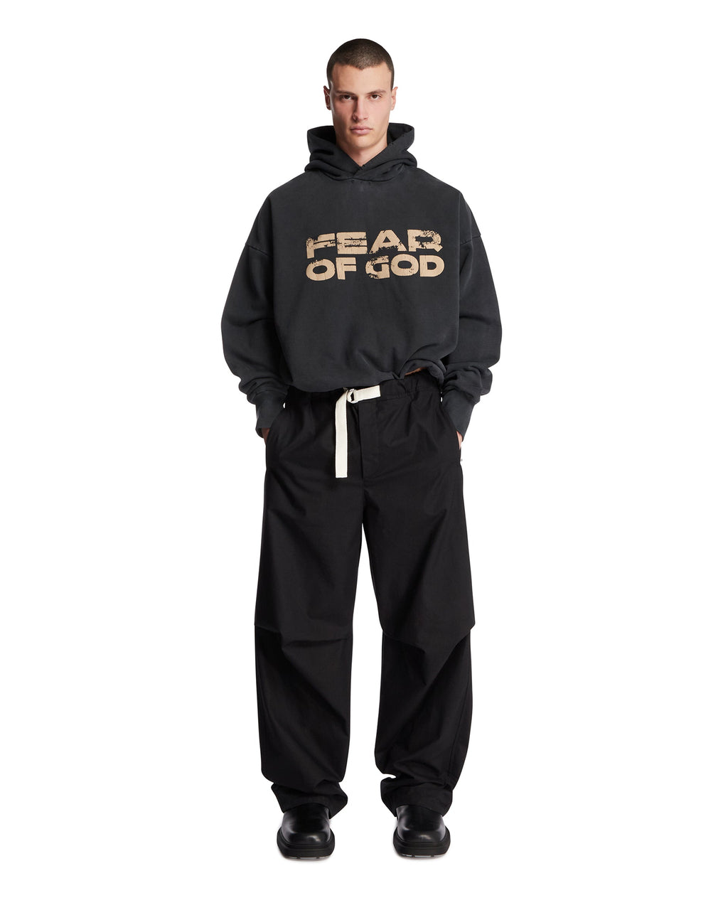 Black Logo Sweatshirt Fear of god – Гарантія оригінальності – детальний вид