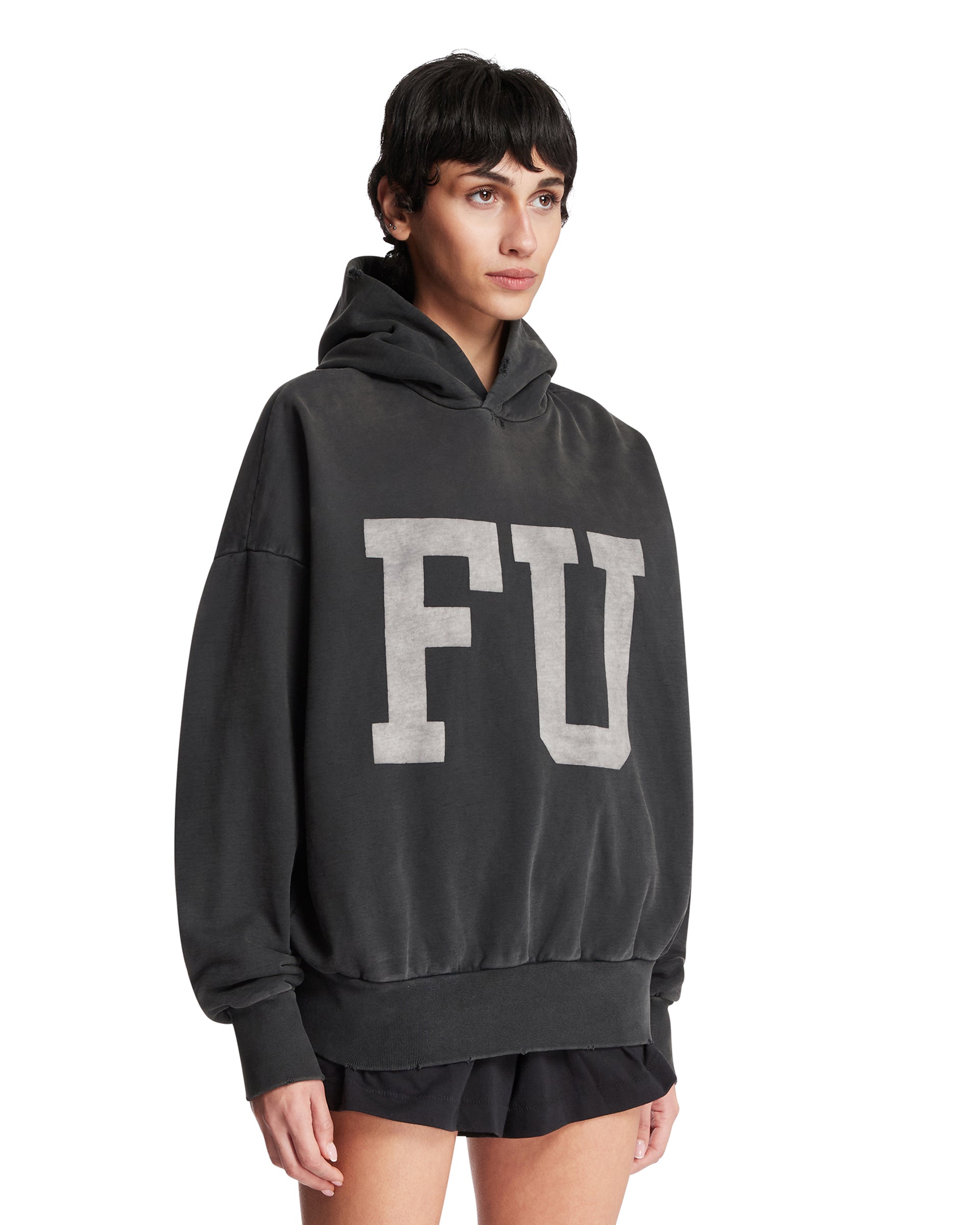 Оригінальна Black Printed Cotton Sweatshirt Fear of god – вид ззаду - FEAR OF GOD