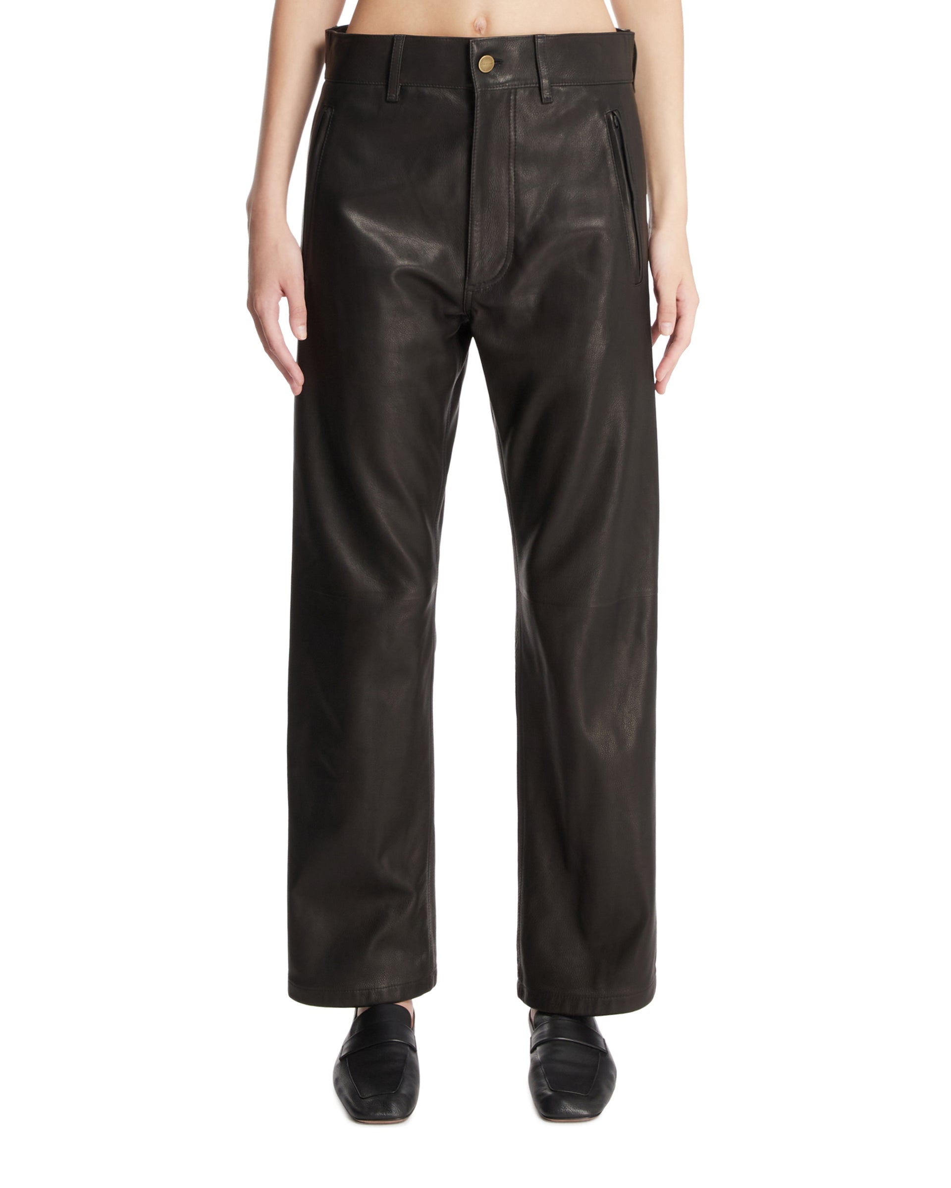 Black Leather Pants - FEAR OF GOD