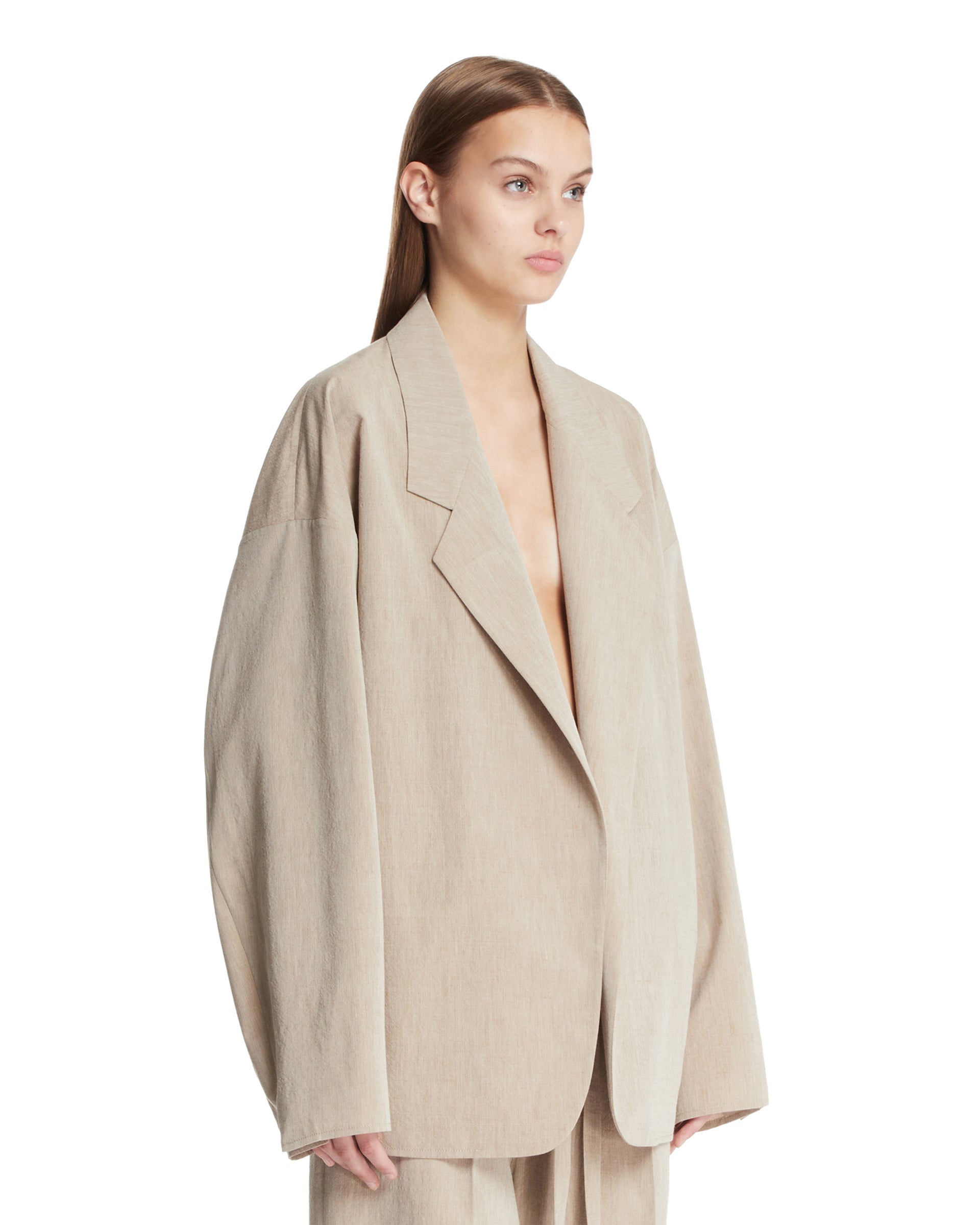 Beige Oversized Blazer - FEAR OF GOD