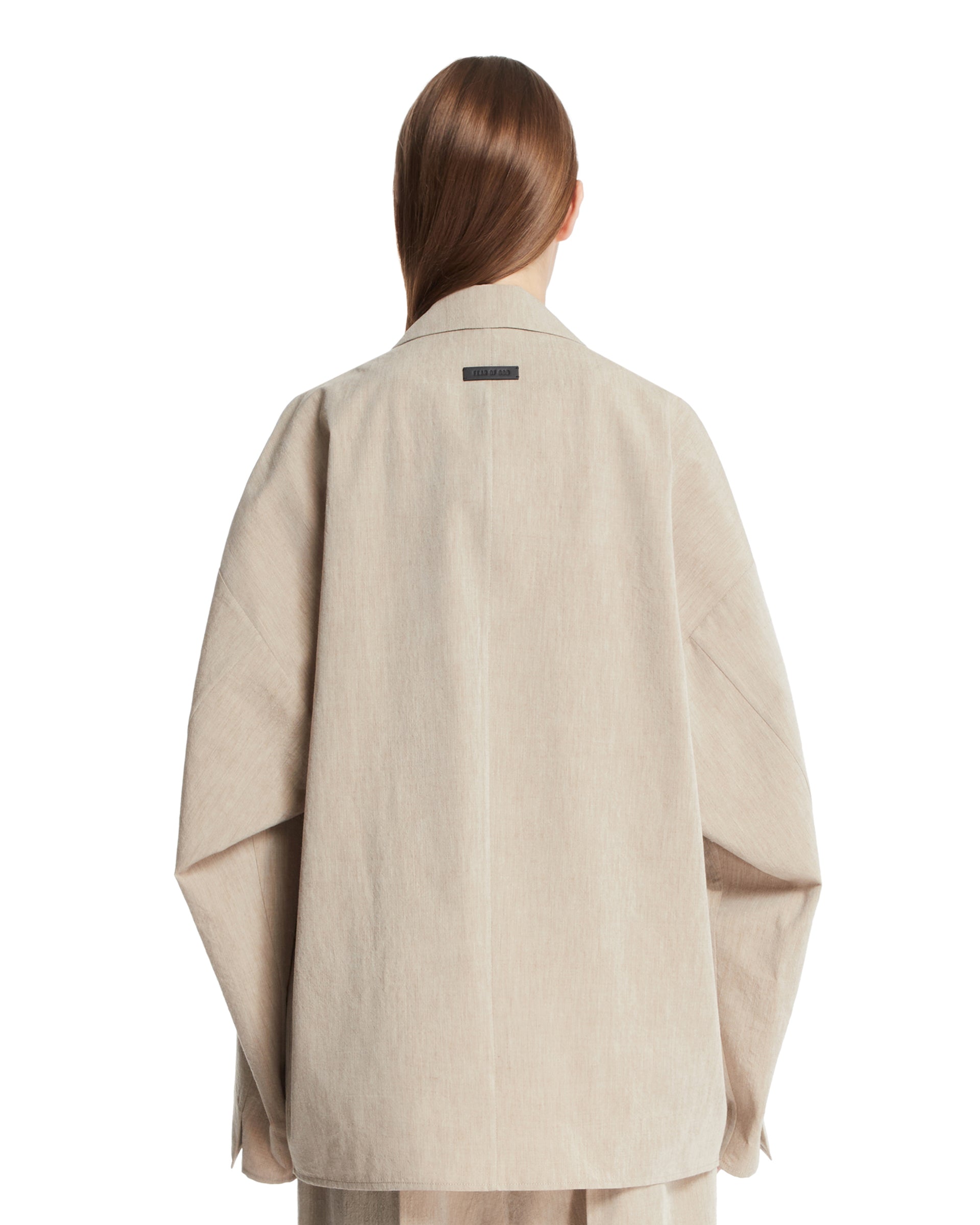Beige Oversized Blazer - FEAR OF GOD
