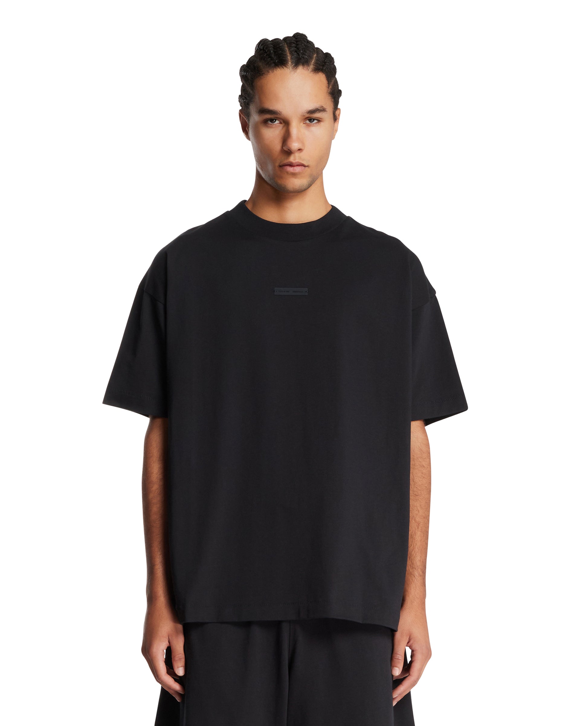 Оригінальна Black Classic Cotton T-Shirt Fear of god – боковий вид - FEAR OF GOD