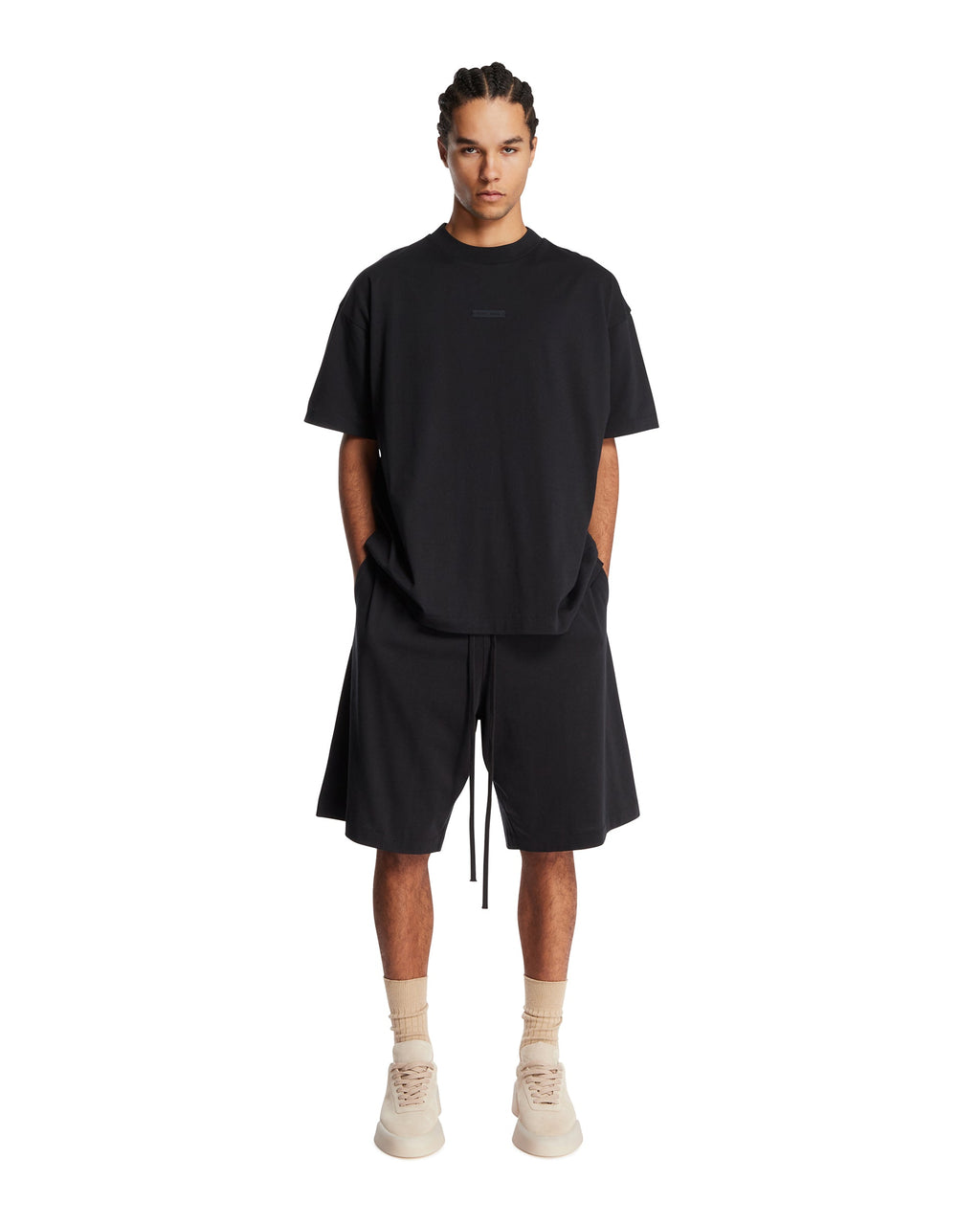 Оригінальна Black Classic Cotton T-Shirt Fear of god – детальний вид