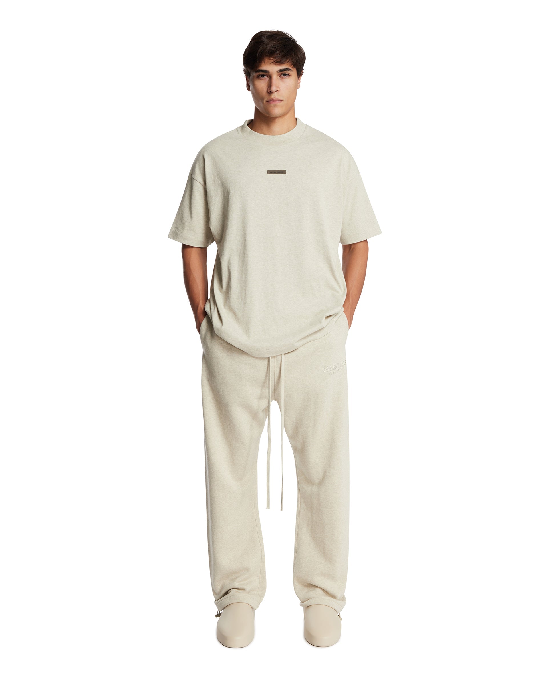 Gray Logo Pants - FEAR OF GOD