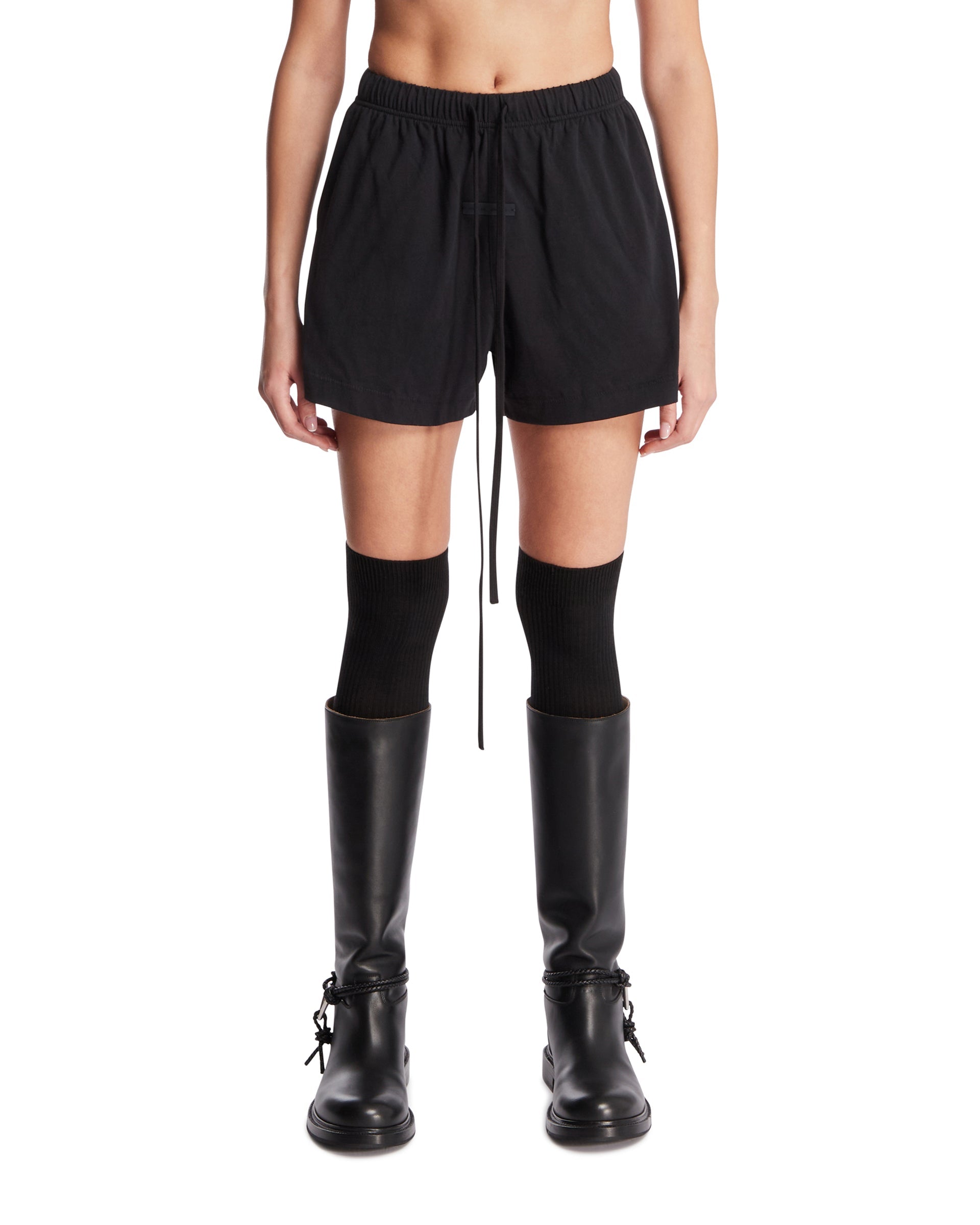 Black Cotton Shorts Fear of god оригінал – Купити в Україні – боковий вид