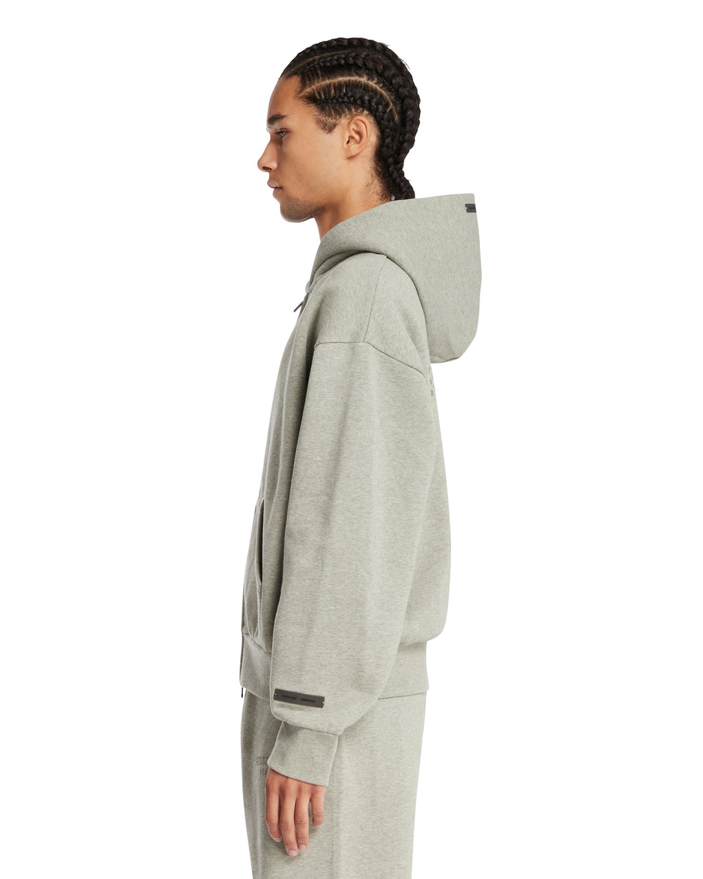 Classic Gray Zip Hoodie Fear of god – Гарантія оригінальності – збільшений вид