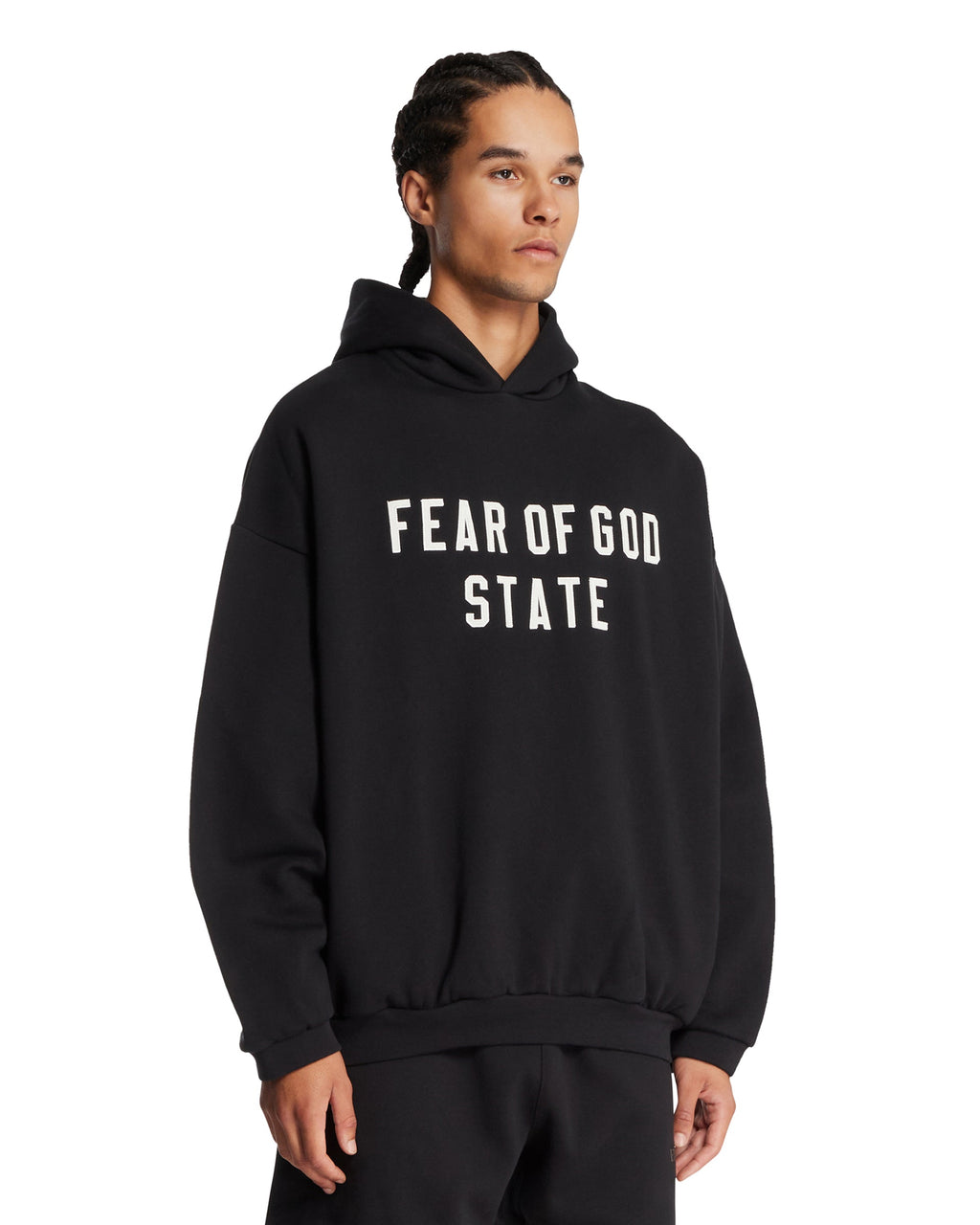 Black 90s Hoodie Fear of god – Гарантія оригінальності – вид ззаду