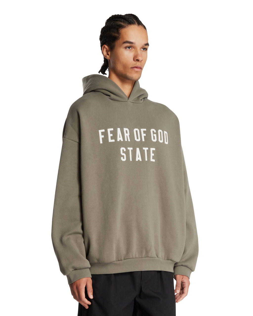 Green 90s Hoodie Fear of god – Гарантія оригінальності – вид ззаду