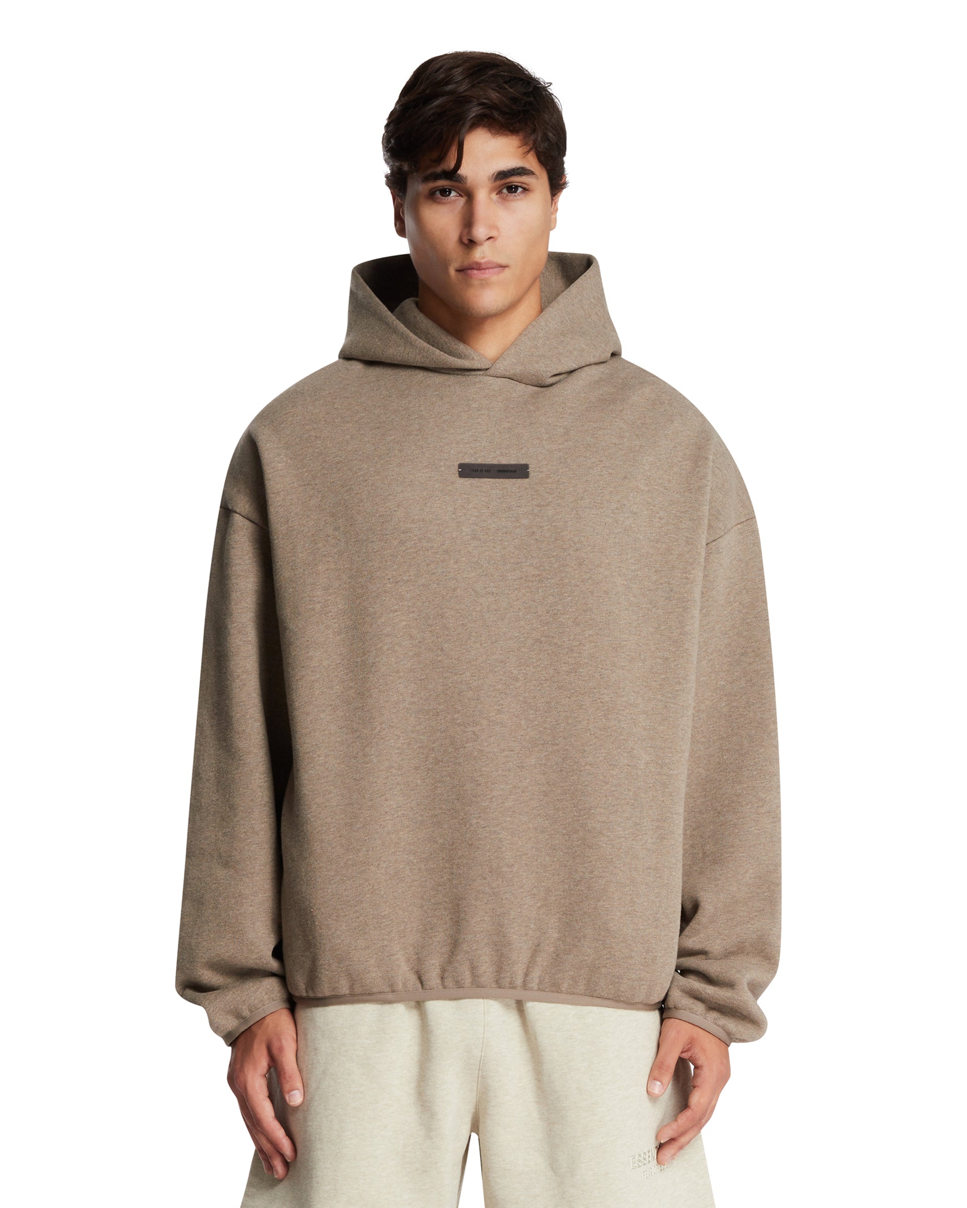 Beige Cotton Hoodie - FEAR OF GOD