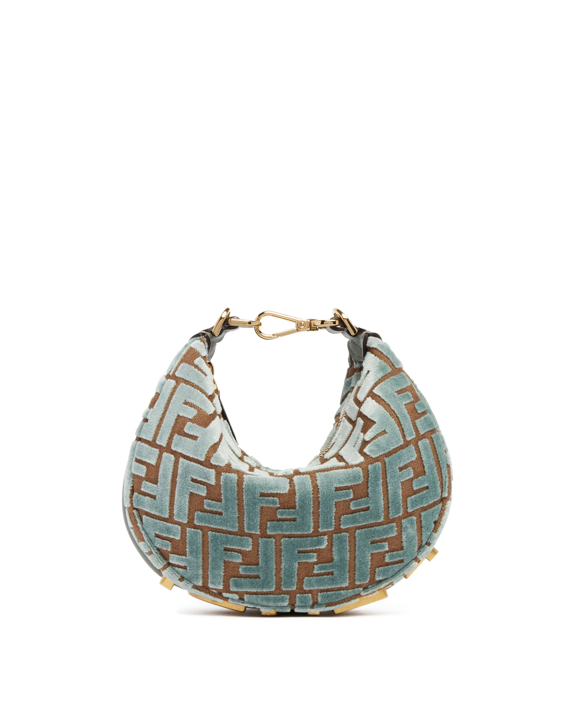 Оригінальна Blue Mini Fendigraphy Bag Fendi – боковий вид