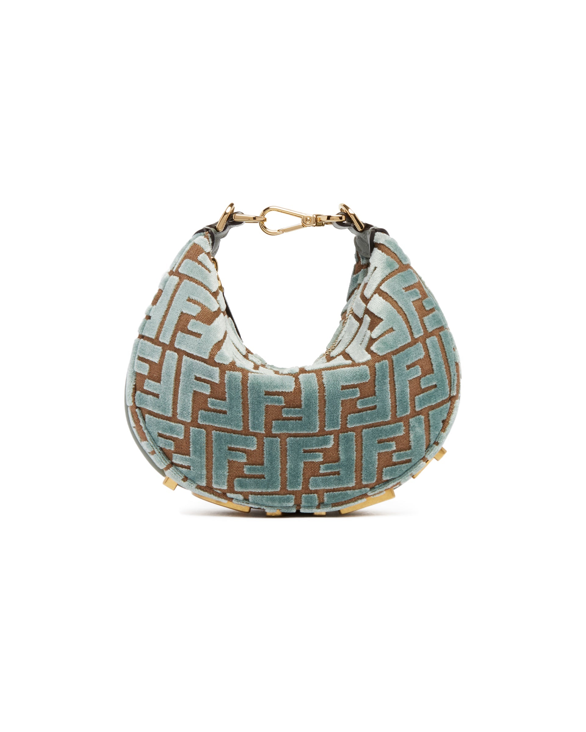 Оригінальна Blue Mini Fendigraphy Bag Fendi – вид ззаду