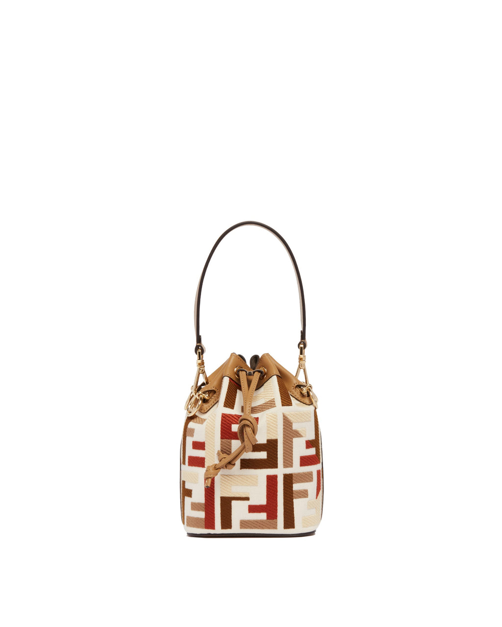 Оригінальна White Mon Tresor Mini Bag Fendi – боковий вид