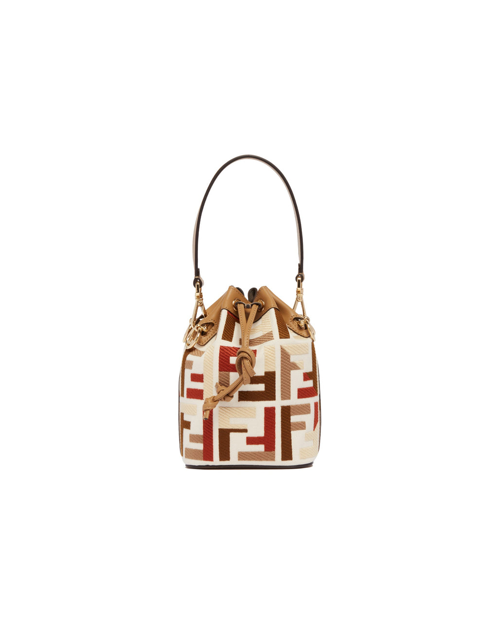 Оригінальна White Mon Tresor Mini Bag Fendi – вид ззаду