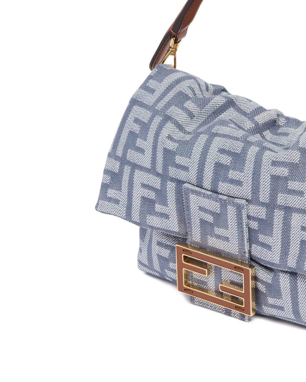 Blue Small Mamma Baguette Bag Fendi оригінал – Купити в Україні – збільшений вид