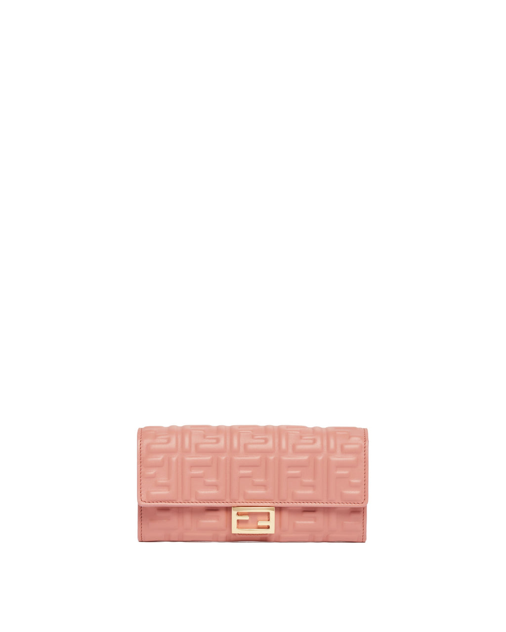 Оригінальна Pink Continental Baguette Wallet Fendi – боковий вид