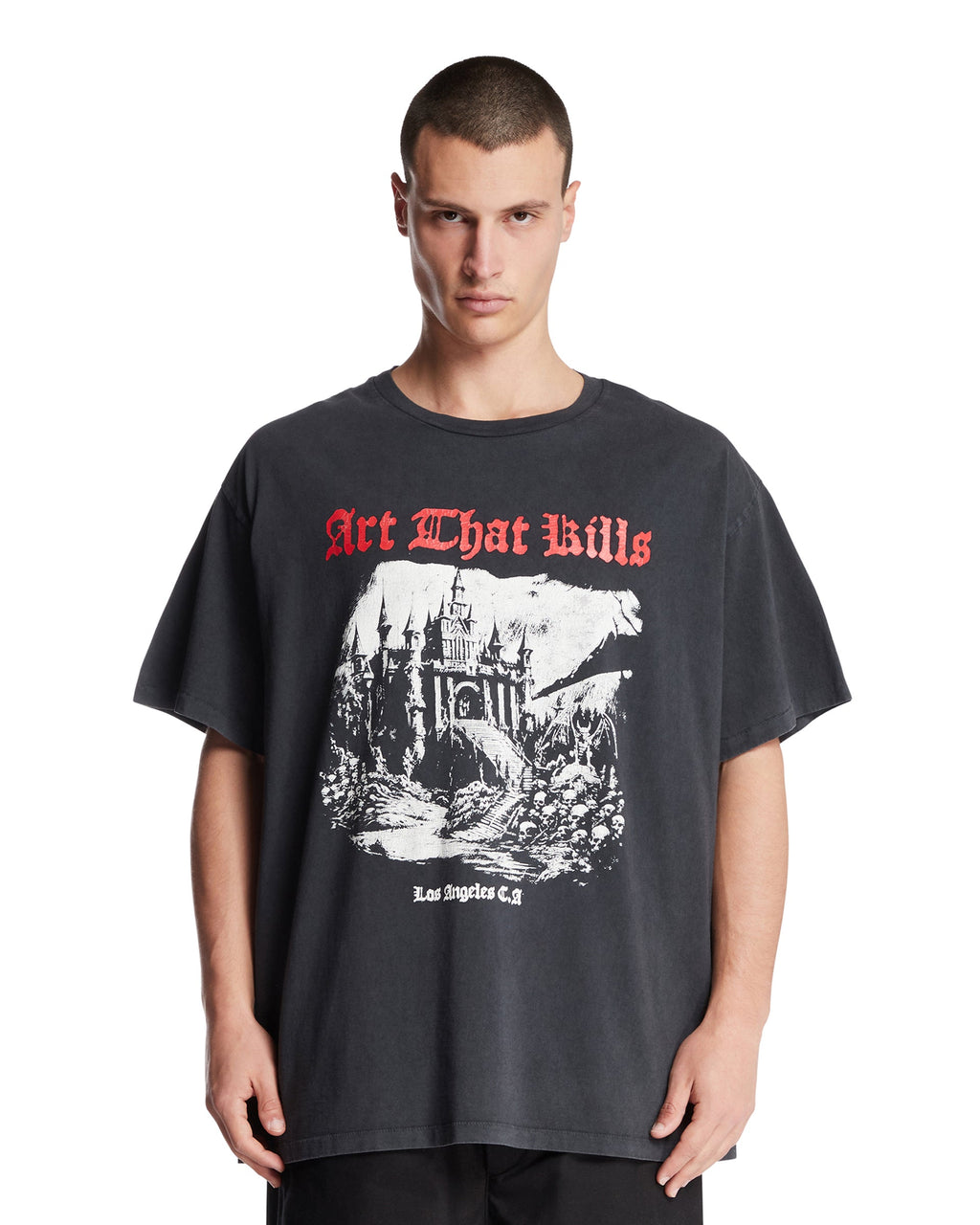 Оригінальна Black Art That Kills T-Shirt Gallery department – боковий вид