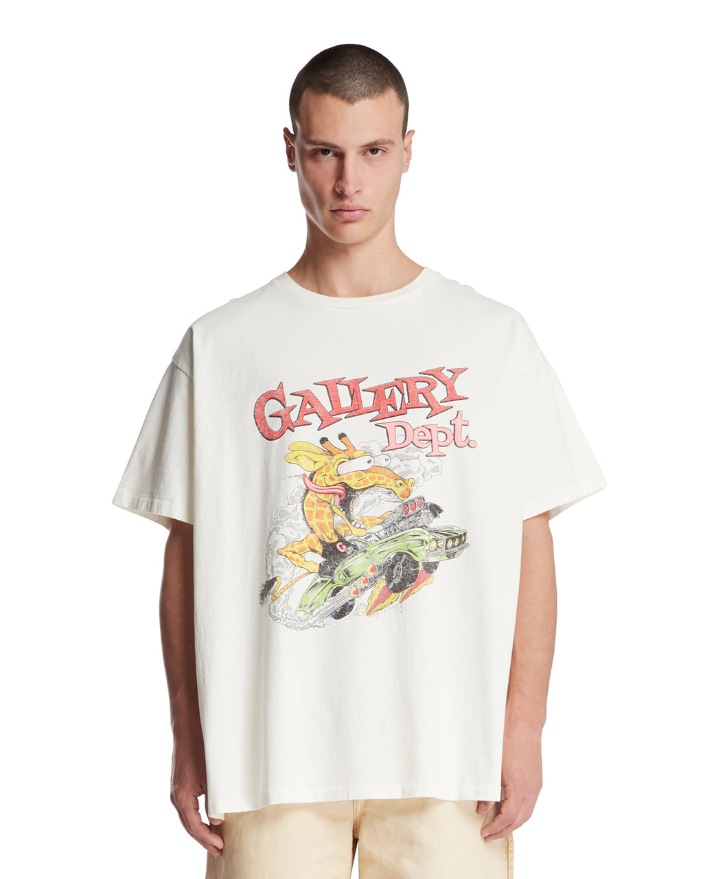 Оригінальна White Printed T-Shirt Gallery department – боковий вид